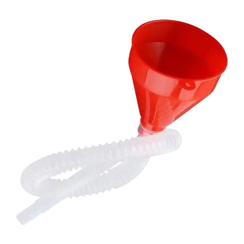 Motor oil funnel, plastic funnel, extended guide tube funnel, diesel funnel, small oil pipe